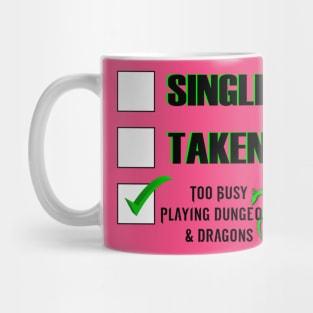 Single Taken D&D Mug